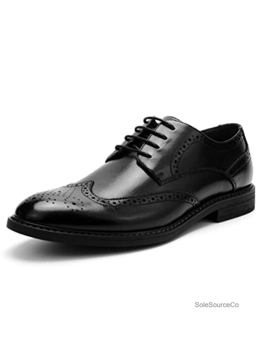 Mens Wingtip Lace Up Leather Oxford Dress Shoes Classic Formal